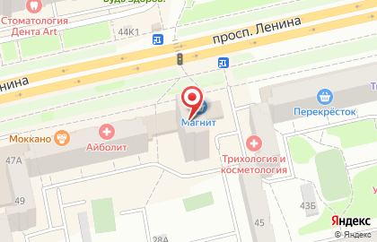 Магазин наливной парфюмерии на проспекте Ленина, 47 на карте