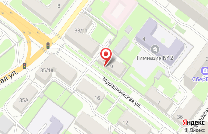 Идиллия на Мурашкинской улице на карте
