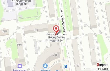 Агентство недвижимости Титул на улице Анциферова на карте