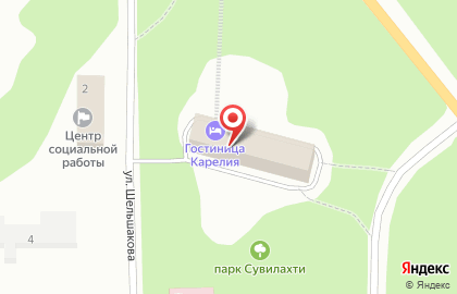 Гостиница Карелия на карте