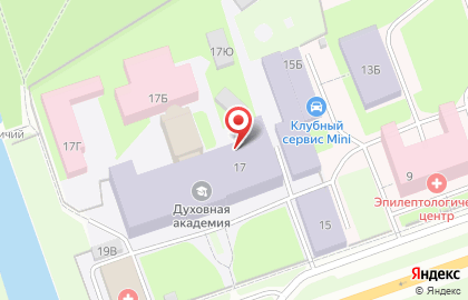 Церковь Успения Пресвятой Богородицы (домовая) при Духовных Школах на карте