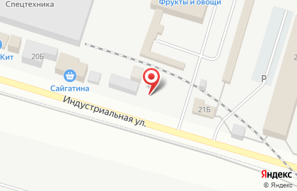 Шиномонтажная мастерская на Индустриальной улице на карте