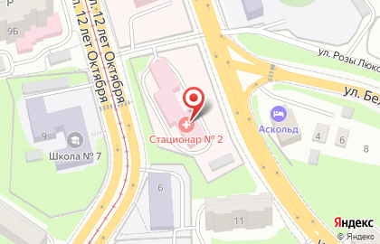 Детская клиническая больница в Смоленске на карте