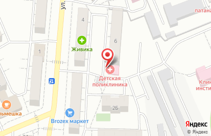 Березовская центральная городская больница на улице Гагарина на карте