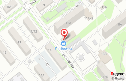 Супермаркет Пятёрочка в Засвияжском районе на карте