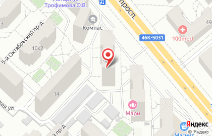 Стоп-кадр на улице Октябрьский на карте