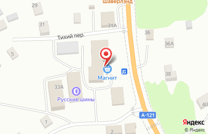 Метрика на Ленинградском шоссе на карте