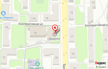 Федерация тхэквондо Калужской области на Телевизионной улице на карте