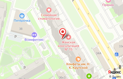 Пекарня Ф.Вольчека на Комендантском проспекте на карте
