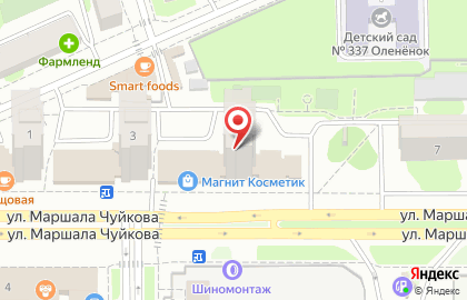 Стоматологическая клиника Практик Дент в Ново-Савиновском районе на карте
