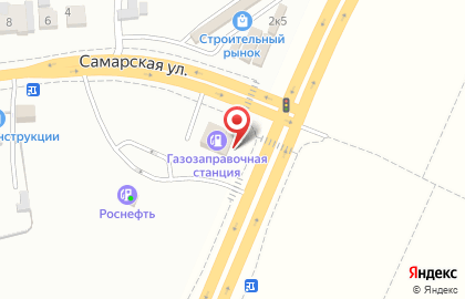 Гостиница Место встречи на Самарской улице на карте
