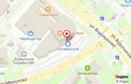 Ателье по ремонту одежды в Октябрьском районе на карте