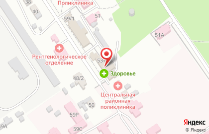 Клиника Platon на улице Карла Маркса в Новокубанске на карте