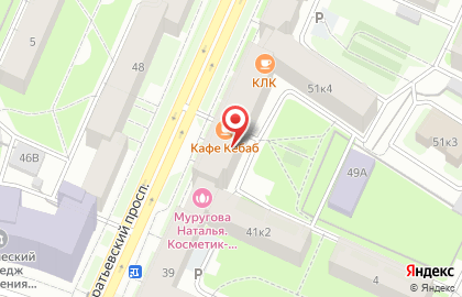 Лоцман на Кондратьевском проспекте на карте
