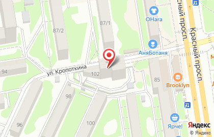 Салон красоты Lifting Room в Заельцовском районе на карте