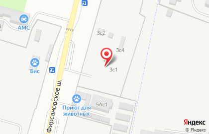 Бетонный завод Мосгостбетон в Зеленограде на карте