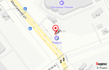 Радуга в Москве на карте