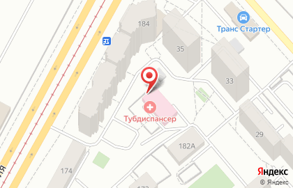 Свердловский областной противотуберкулезный диспансер в Железнодорожном районе на карте