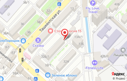 Продуктовый магазин 555 в Советском районе на карте
