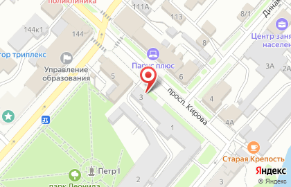 Центр автоматизации Ориентир на проспекте Сергея Кирова на карте