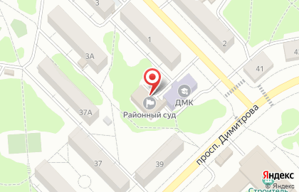 Мелекесский районный суд Ульяновской области на карте