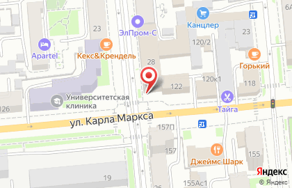 Министерство образования Красноярского края в Железнодорожном районе на карте