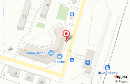 Магазин автотоваров на Вокзальной улице на карте