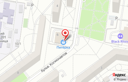 СберБанк на бульваре Космонавтов на карте