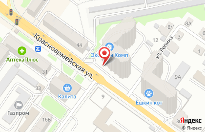 Салон штор на Красноармейской улице на карте
