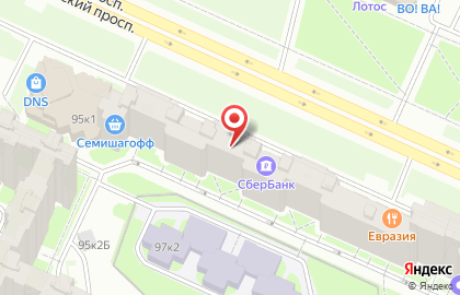 Супермаркет Пятёрочка в Санкт-Петербурге на карте