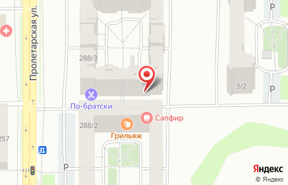 Строящиеся объекты Орих на Пролетарской улице на карте