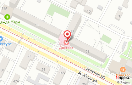Многопрофильный медицинский центр Неомед+ на Зеленой улице в Коломне на карте