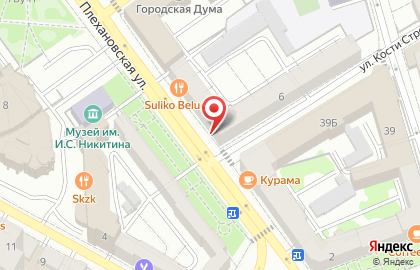 Продуктовый магазин Lime на Плехановской улице на карте