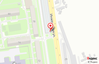 Автостоянка в Пскове на карте