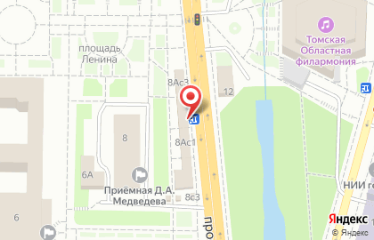 Сеть фирменных магазинов-кондитерских Антонов Двор на проспекте Ленина на карте