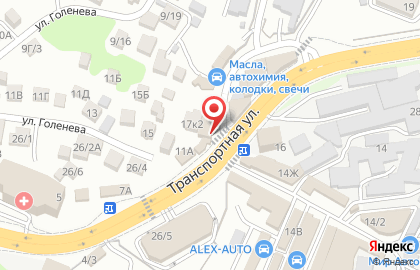 Мир аккумуляторов на Транспортной улице на карте