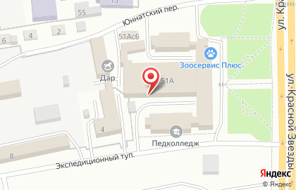 СТО Престиж на улице Красной Звезды на карте