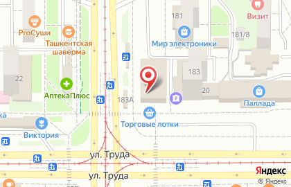 Мебельный салон Метида в Орджоникидзевском районе на карте