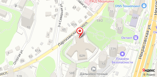 Школа танцев Априори на Партизанском проспекте на карте