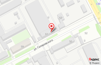Банкомат Сбербанк на улице Гиляровского на карте