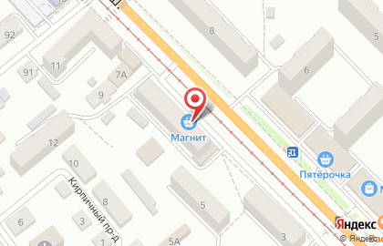 Супермаркет Магнит на Карачевском шоссе на карте