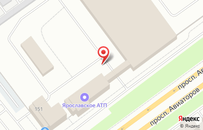 Автотранссервис на проспекте Авиаторов на карте