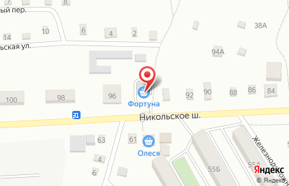 Автоцентр Фортуна на Никольском шоссе на карте