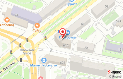 Грузовой поток Ярославль на карте