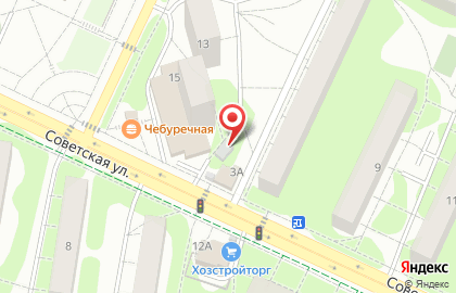 Магазин мясной продукции Русский фермер в Советском проезде на карте
