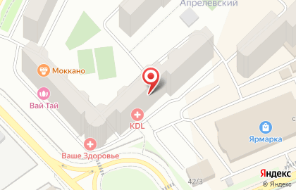 Медицинская лаборатория NovaScreen на улице Горького в Апрелевке на карте