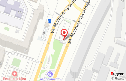 Автостоянка в Челябинске на карте