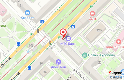 Банк СГБ в Центральном районе на карте