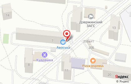 Супермаркет Авоська на Томилинской улице на карте