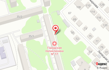 Городская поликлиника №17 на улице Толбухина на карте